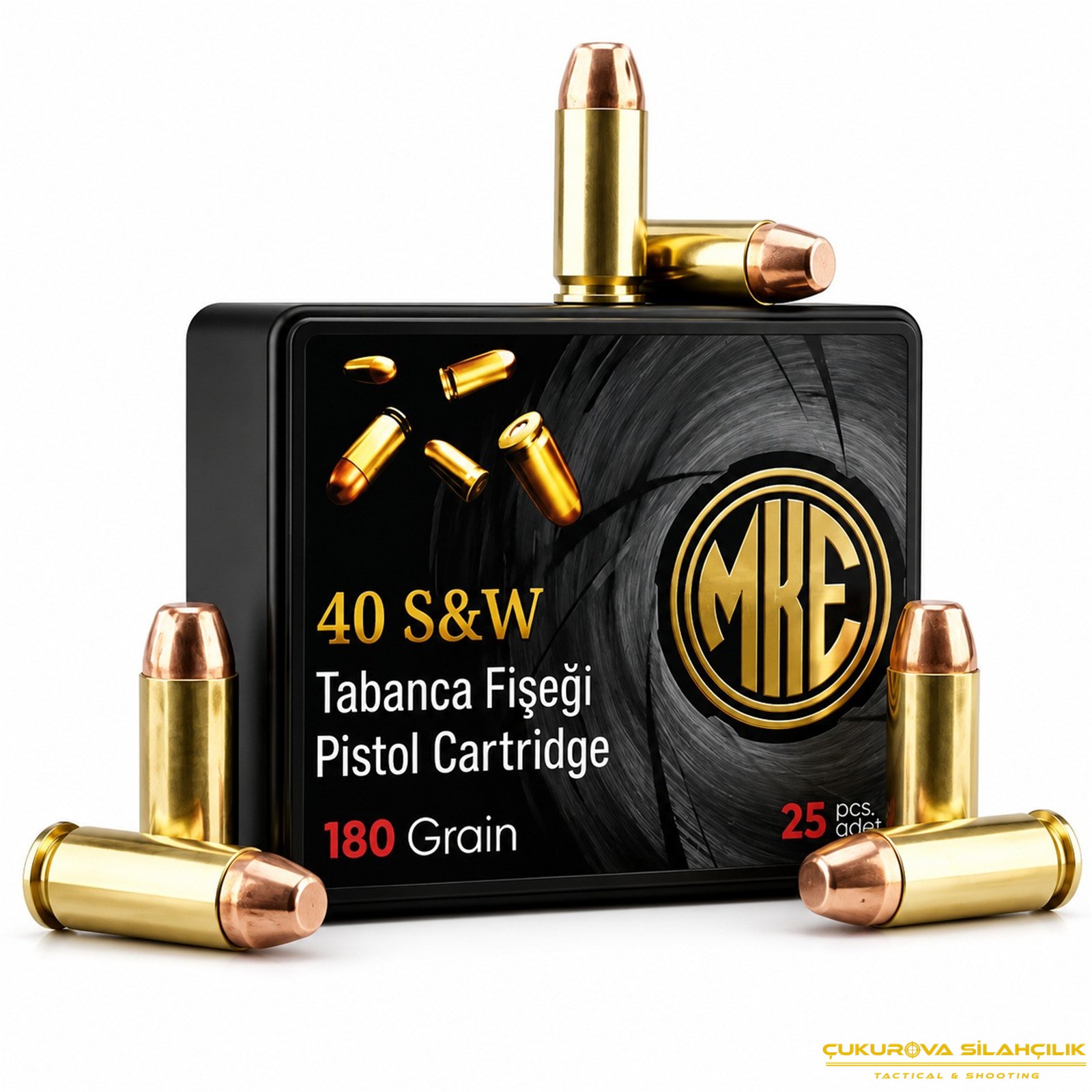 MKE 40 S&W 180 Grn. 02255