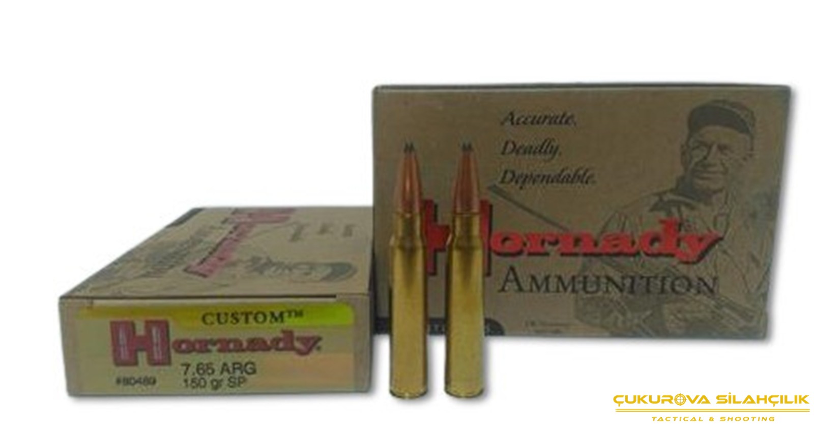 Hornady 7.65 x 53 Mm Arg. J. H. Sp. 150 Grn. 5159