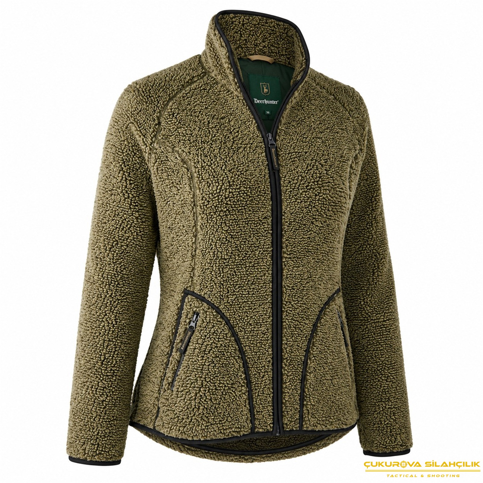 Deerhunter Lady Geneva Fiber Yeşil Yünlü Kadın Montu