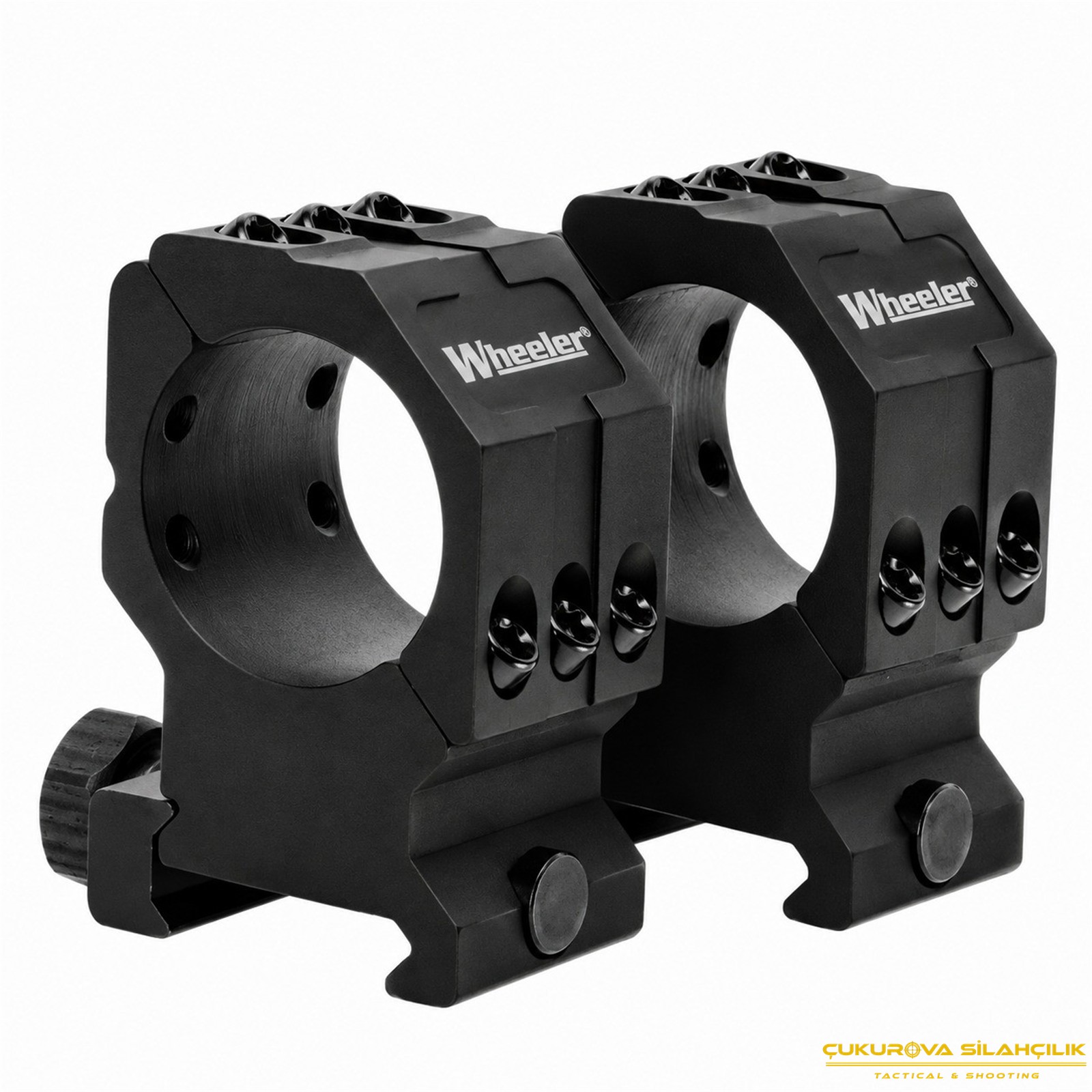 Wheeler 30 Mm. Alçak Profil Picatinny Dürbün Montaj Halkası 2 Parça Seviye Göstergeli