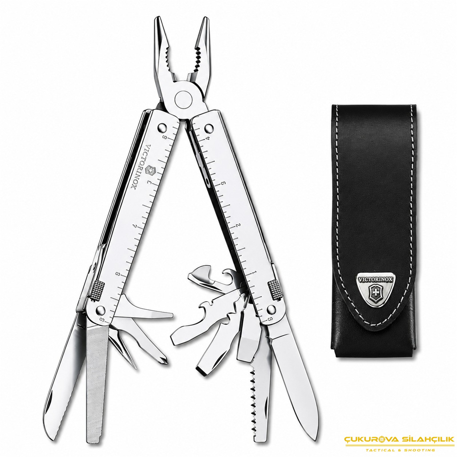 Victorinox 3.0327.L SwissTool X Deri Kılıflı Çakı