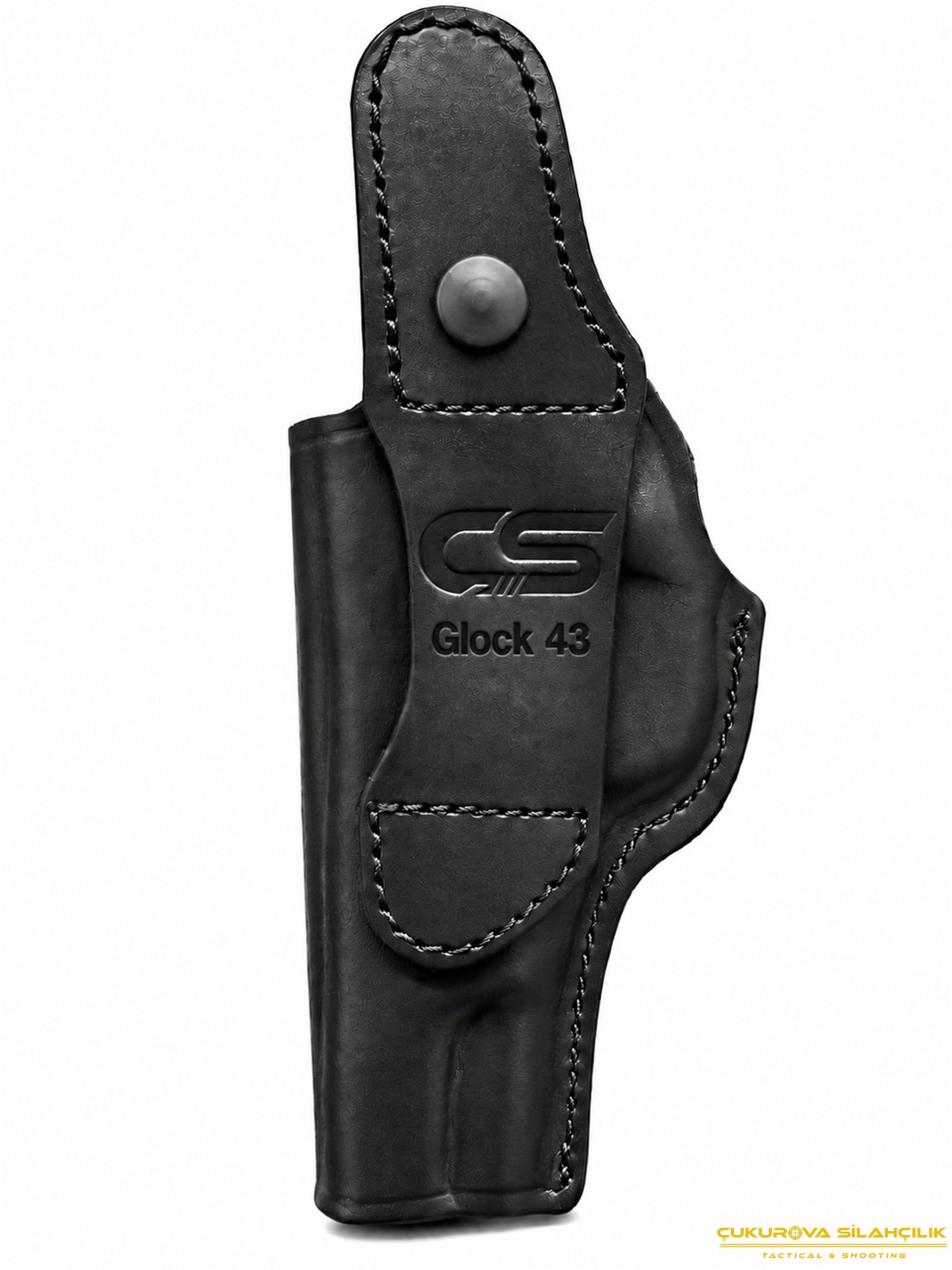 CS Maşalı Belt Glock 43 Tabanca Kılıfı Siyah