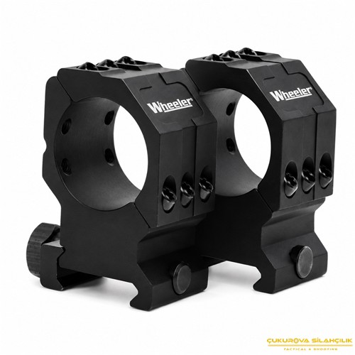 Wheeler 34 Mm. Dürbün Montaj Halkası 2 Parça Medium (M) Picatinny Uyumlu Seviye Göstergeli