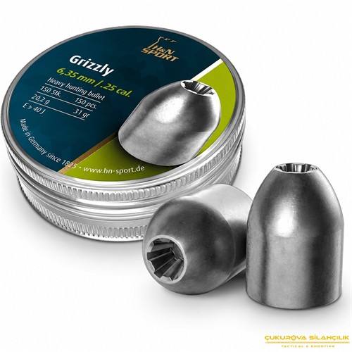 H&N Grizzly Havalı Saçma 6.35 Mm. 150 Adet