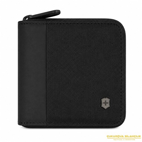 Victorinox 653367 Travel Essential Zip Around Cüzdan Siyah