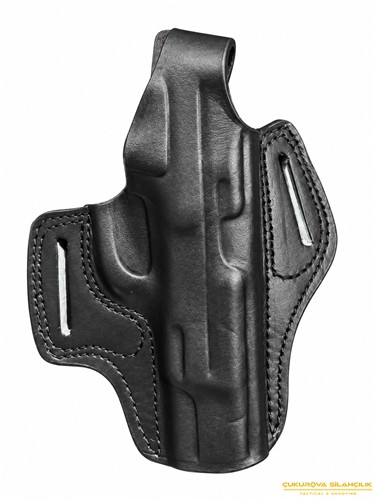 CS Belt Kelebek Sarsılmaz Mega Tabanca Kılıfı Siyah