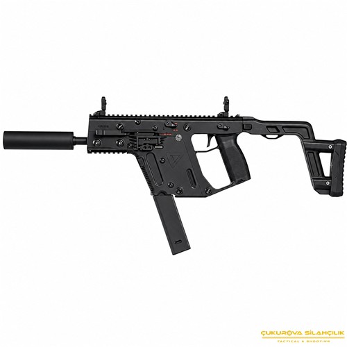 Krytac Kriss Vector SMG Mock Susturuculu Siyah AEG Airsoft Tüfeği